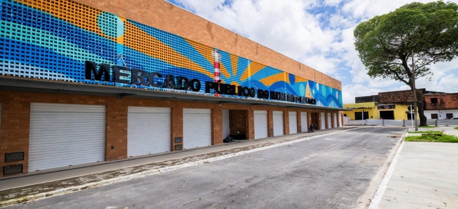 Novo Mercado do Benedito Bentes foi o primeiro a ser concluído na atual gestão. Foto: Victor Vercant