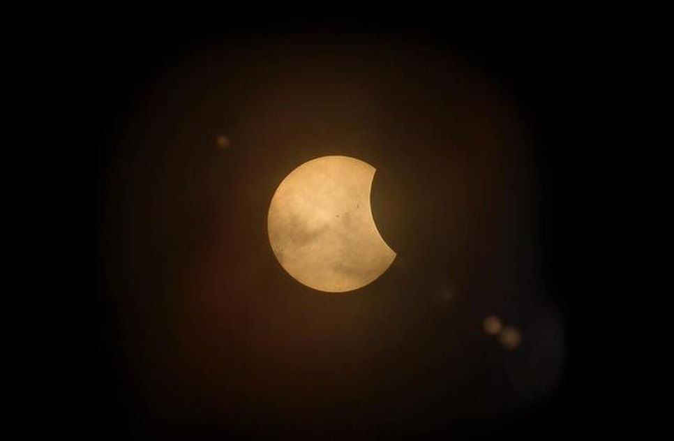 eclipse-lunar-13102023123411297 / Foto: Foto: reprodução R7