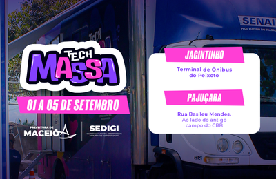 Tech Massa oferece cursos gratuitos no Jacintinho e na Pajuçara