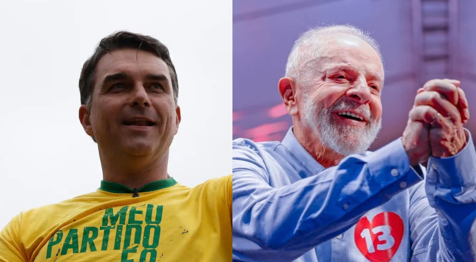 Flávio Bolsonaro registra queda e Lula apresenta crescimento na última pesquisa divulgada nesta terça (13)