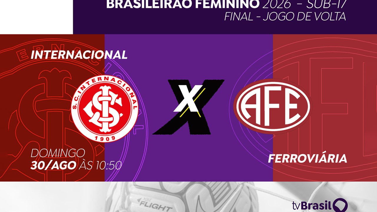 TV Brasil exibe final do Brasileirão Feminino Sub-17 neste domingo