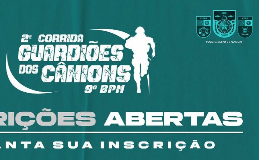 9º Batalhão da PM-AL abre inscrições para a 2ª Corrida Guardiões dos Cânions