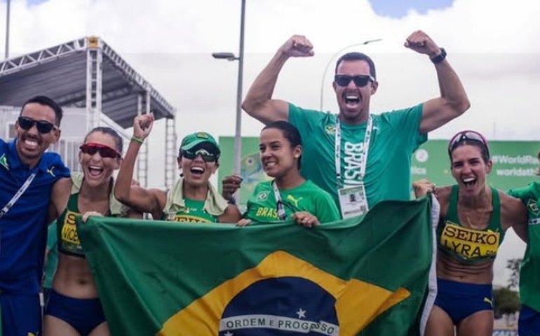 Brasileiras conquistam bronze inédito na maratona do Mundial de Marcha Atlética por Equipes