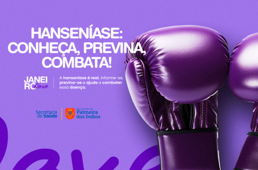Janeiro Roxo reforça ações de conscientização e prevenção à hanseníase em Palmeira