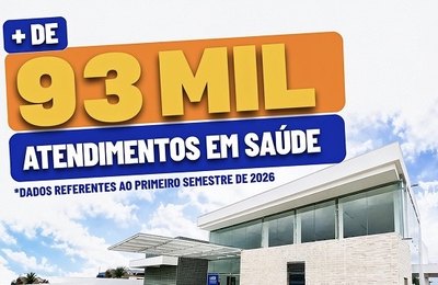 Saúde de Palmeira supera 93 mil atendimentos no primeiro semestre de 2026