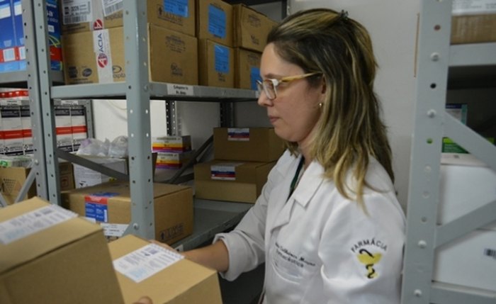 Helvio Auto recebeu medicamentos que vão garantir o funcionamento da unidade pelo período mínimo de um mês - Foto: Assessoria