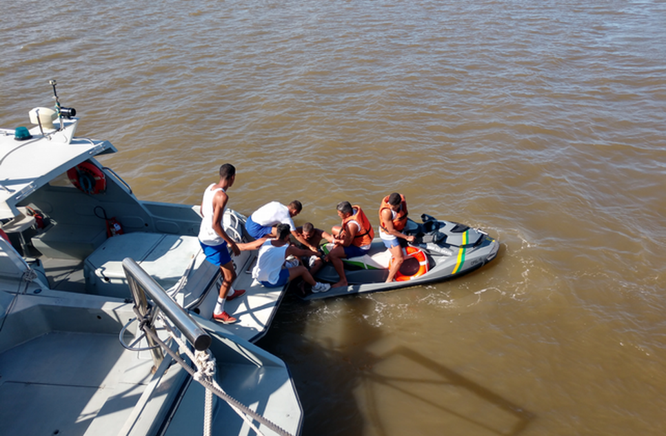 AFOGAMENTO RIO SERGIPE / Foto: Capitania dos Portos de Sergipe