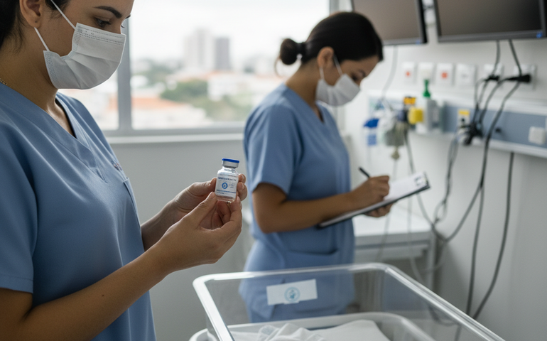 Vacina contra VSR estará disponível em fevereiro no SUS para bebês prematuros e com comorbidades