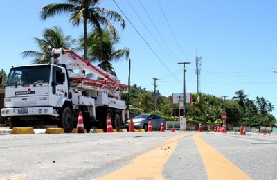 Obras do sistema de drenagem da AL 101 Norte são iniciadas