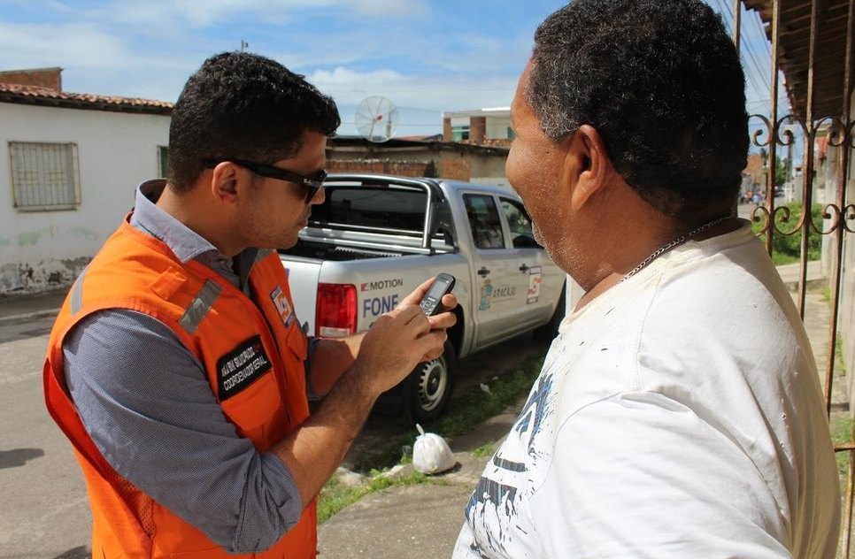 Serviço de alerta por SMS auxilia moradores de áreas de risco / Foto: Ascom/Semdec