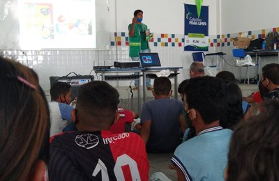  Ação chega à Escola Municipal Zumbi dos Palmares, no Clima Bom