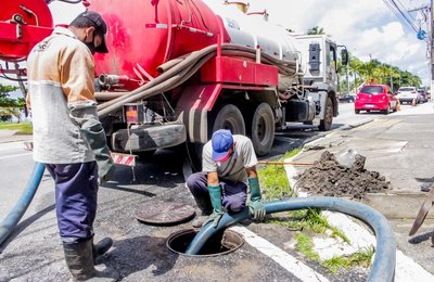 Prefeitura segue com obras de recuperação e desobstrução de galerias