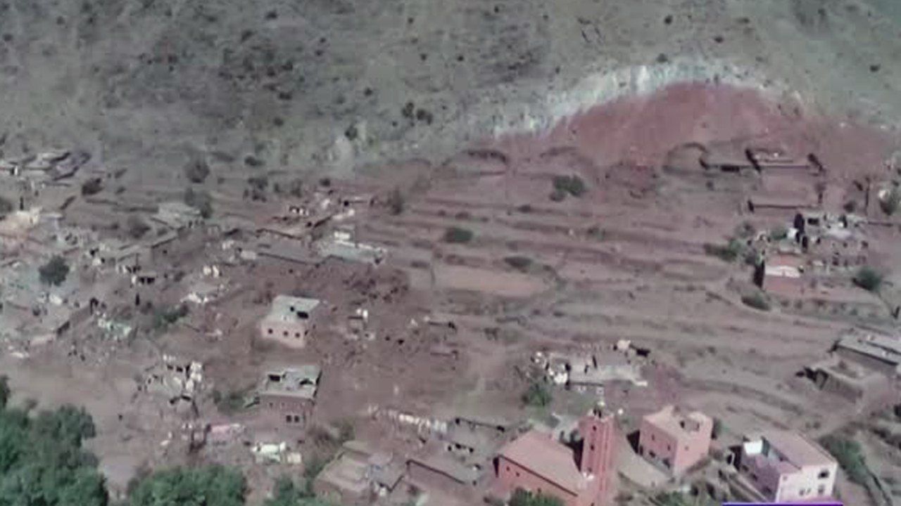 Imagens de drone mostram estragos causados por terremoto no Marrocos