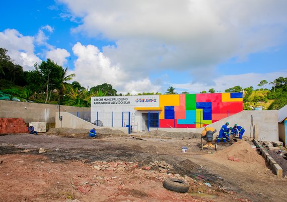 Creche Edelmo Raimundo de Azevedo, em Pindorama, entra na fase final de obras e será entregue em breve à população