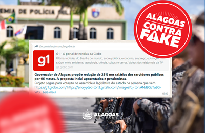 É falso que Governo vai reduzir salário dos servidores