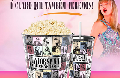 Kinoplex anuncia ação promocional exclusiva para exibição de ‘’The Eras Tour’’, da Taylor Swift