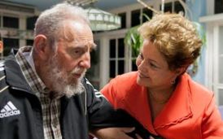Dilma teve reunião com Fidel Castro