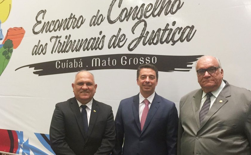 Otávio Praxedes representa TJAL em Encontro de Presidentes de Tribunais de Justiça