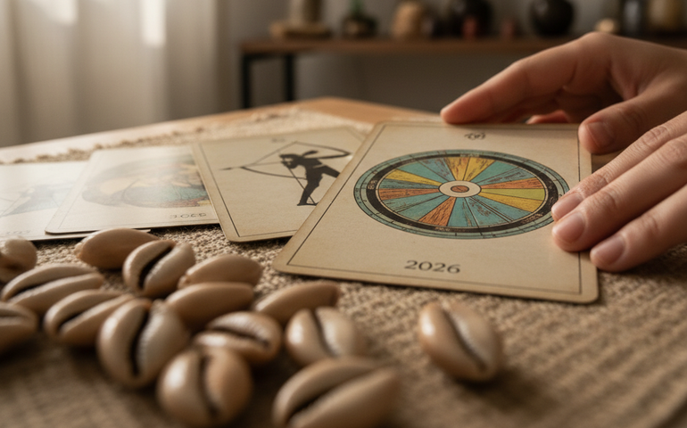 Quem rege 2026? Búzios e tarô revelam as energias do próximo ano