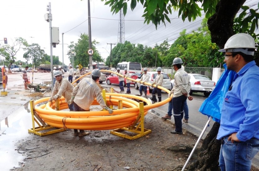 Arsal fiscaliza implantação de gasoduto no bairro Santos Dumont