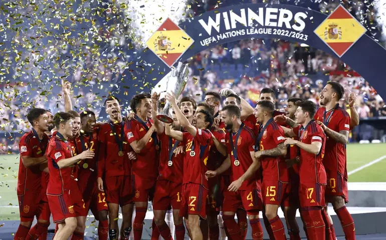 Espanha derrota Croácia nos pênaltis e é campeã da Liga das Nações