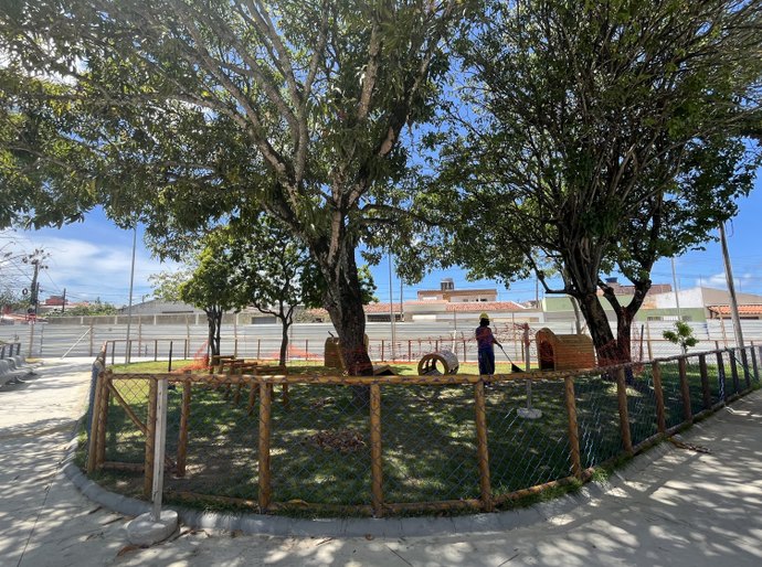 Requalificação da Praça Nossa Senhora de Fátima, mo Feitosa, chega à reta final