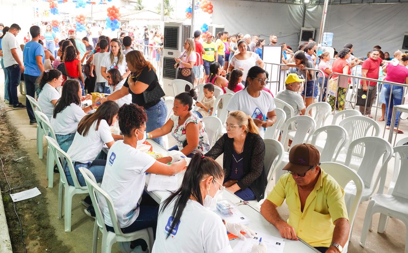 Sesau leva serviços de saúde para moradores de Boca da Mata durante o Dia D do Alagoas Sem Fome