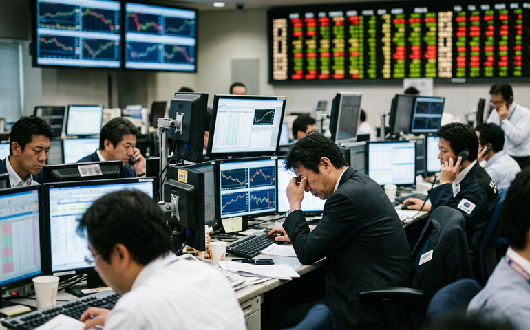 Bolsas asiáticas caem com avanço do petróleo em meio à escalada no Oriente Médio