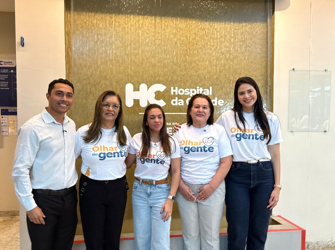 Vereador David do Emprego acompanha solenidade do Programa Olhar da Gente