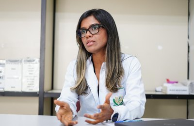 Nutricionista da Sesau orienta famílias sobre como evitar a obesidade infantil