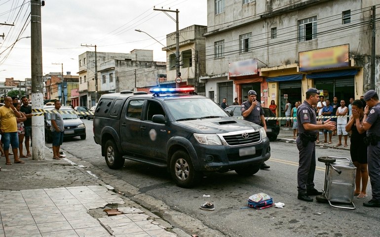 Mulher e criança são atropeladas por viatura da PM na zona leste de São Paulo