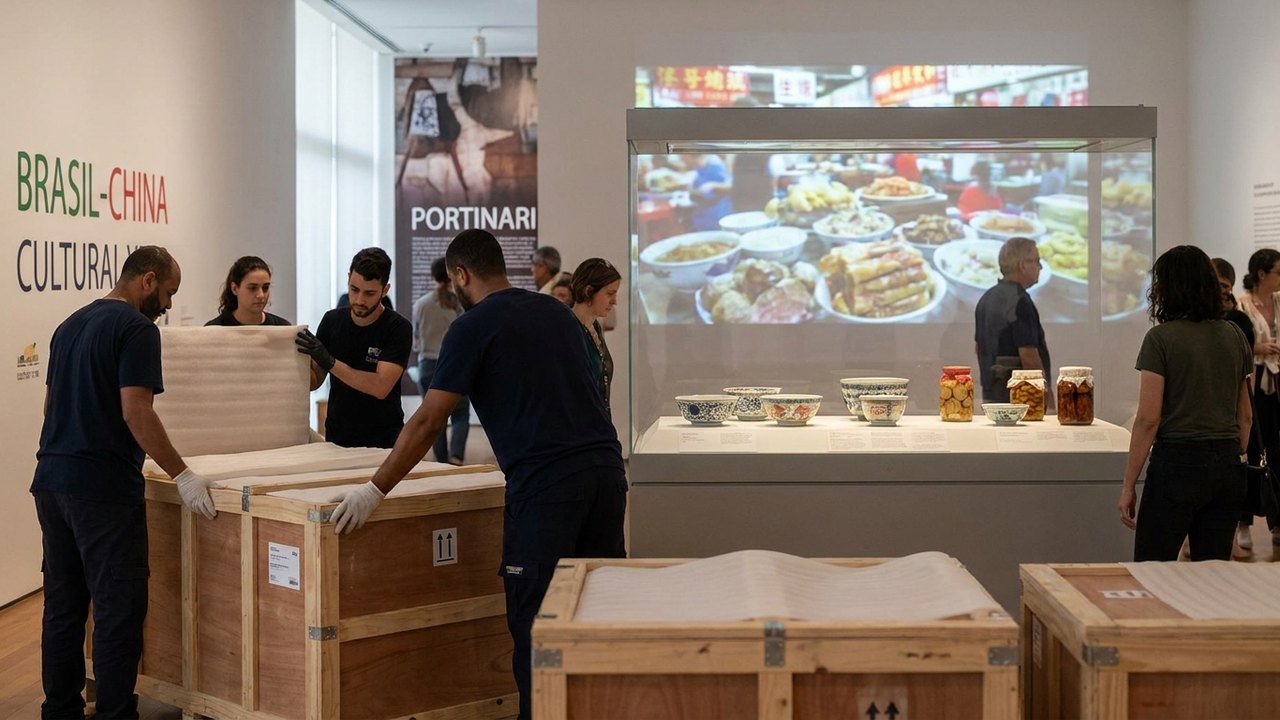 No Ano Cultural Brasil-China, obras de Portinari vão a Pequim, enquanto mostra no Rio conta dez mil anos de tradição alimentar no país do Oriente