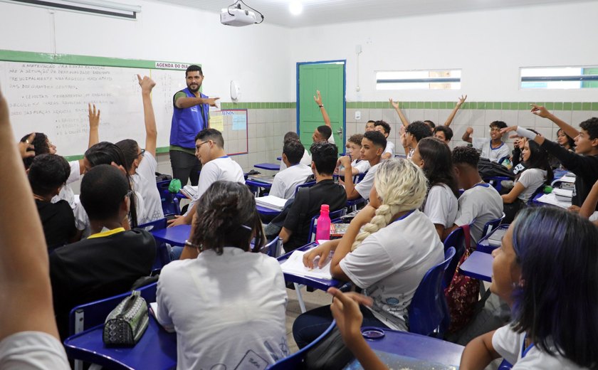 Em 2023, mais de mil alunos da rede estadual já participaram de ações de prevenção à violência no ambiente escolar