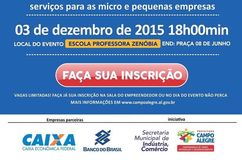 Campo Alegre promove workshop para empresários locais e futuros empreendedores