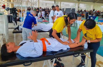Uninassau ofereceu serviços fisioterapêuticos no 17º Campeonato de Taekwondo