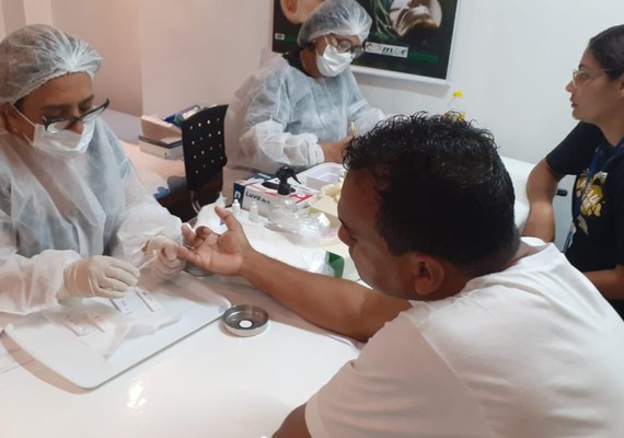 Saúde realiza ação de testagem rápida no Maceió Shopping neste sábado (27)