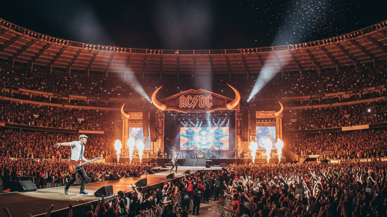 AC/DC quebra jejum de 16 anos sem shows no Brasil com repertório celebrado e vigor em dia