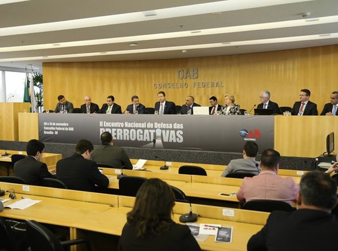 OAB Alagoas participa do II Encontro Nacional de Defesa das Prerrogativas
