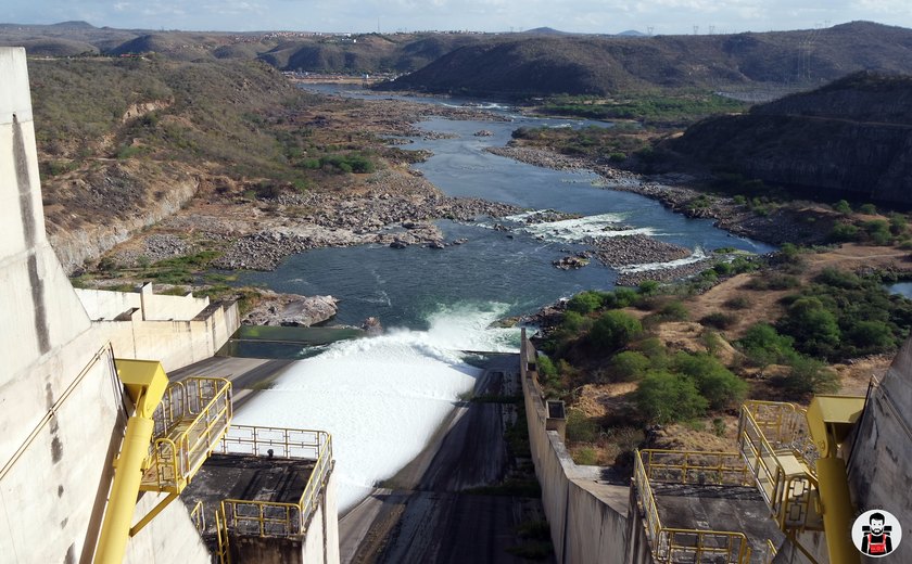 Alagoas perde impostos da produção de energia em Xingó para Sergipe