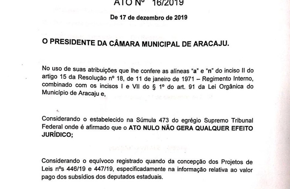 ATO CAMARA REAJUSTE