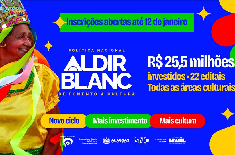 Últimos dias para se inscrever nos 22 editais do Ciclo 2 da PNAB em Alagoas