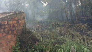 casa de recuperação pega fogo