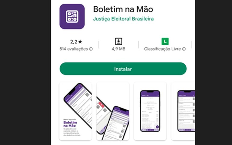 Confira os resultados da eleição: baixe o aplicativo Boletim na Mão