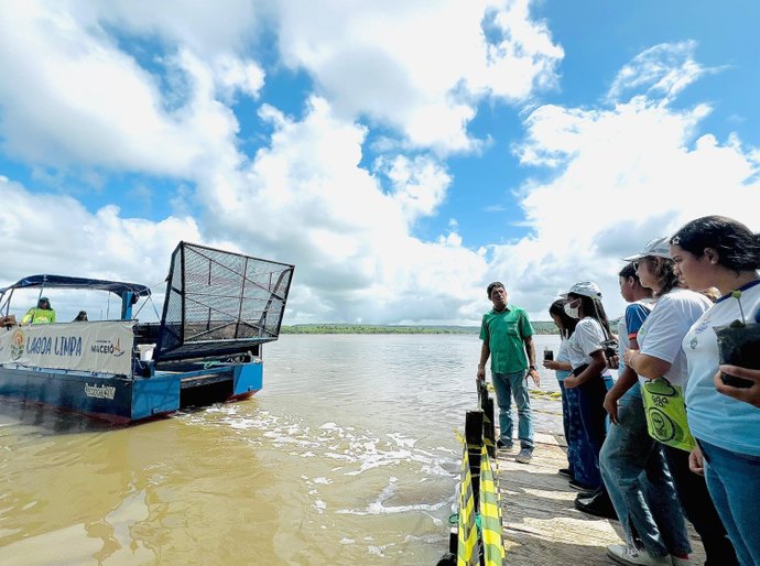 Terceiro dia da Semana do Meio Ambiente conta com atividade na Lagoa Mundaú
