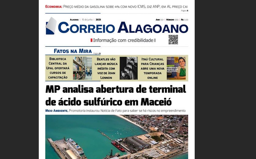 MP analisa abertura de terminal de ácido sulfúrico em Maceió