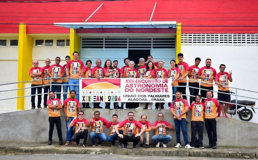 Com incentivo à pesquisa, planetaristas de Arapiraca participam de Encontro de Astronomia do Nordeste