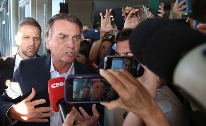 O ex-presidente Jair Bolsonaro