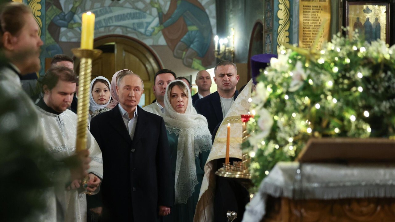 Putin envia felicitações de Natal aos cristãos ortodoxos na Rússia (VÍDEO)