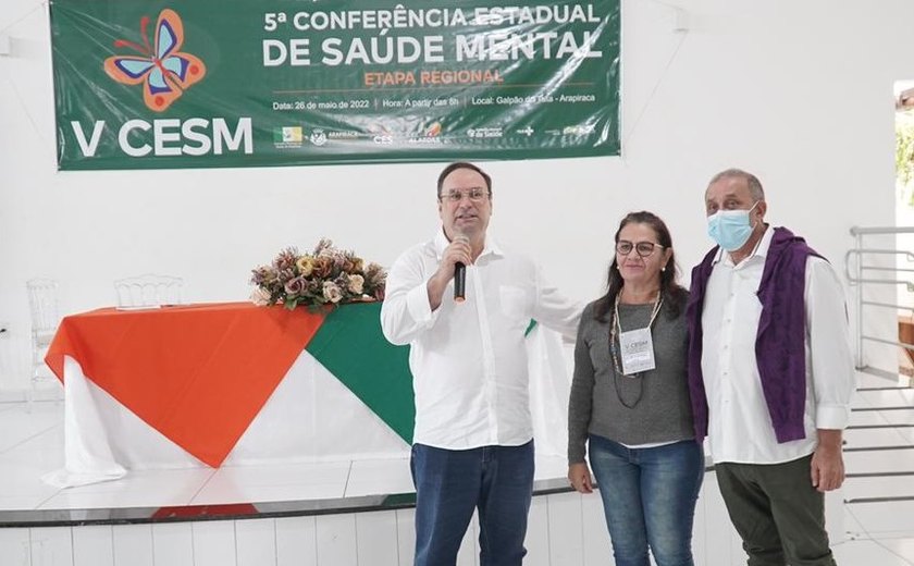 Arapiraca recebe profissionais de 24 municípios em conferência de saúde mental