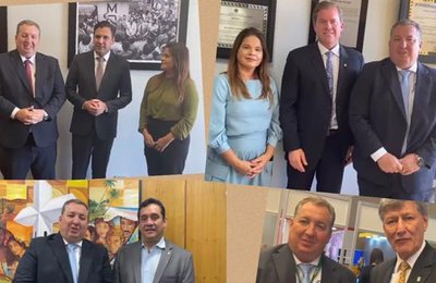 Henrique Vilela comemora atuação de Porto de Pedras/AL em Brasília na Marcha Municipal